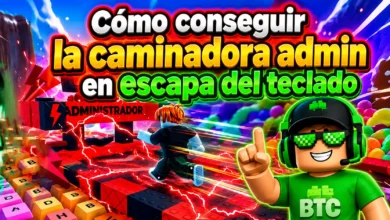 Cómo conseguir la Caminadora Admin en Escapa del Teclado en Roblox: Guía Completa